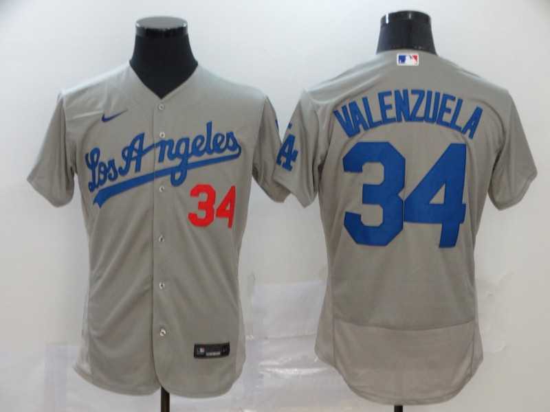 Dodgers 34 Fernando Valenzuela Gray 2020 Nike Flexbase Jersey,We sell and wholesale Dodgers 34 Fernando Valenzuela Gray 2020 Nike Flexbase Jersey on line form chian!